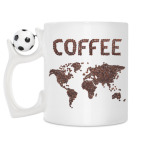 Кружка с футбольным мячиком