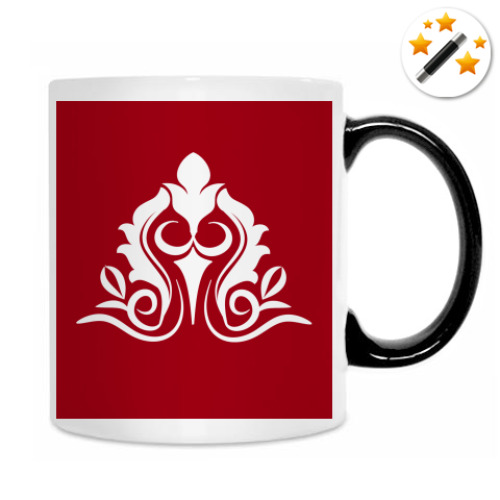 Кружка-хамелеон с принтом lamia