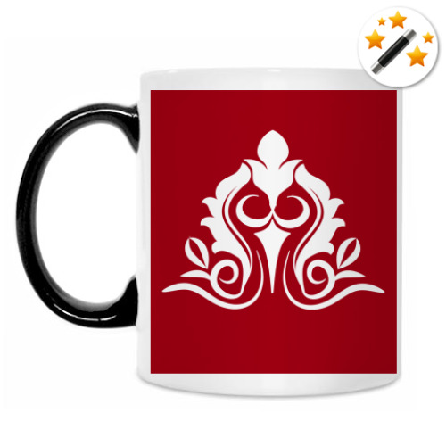 Кружка-хамелеон с принтом lamia