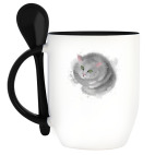 Кружка с ложкой