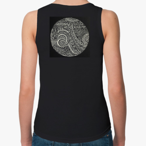 Женская майка с принтом ArtDoodle