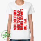 Женская футболка органик