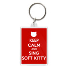 Брелок 5.7 x 4.1 см Keep calm and sing SOFT KITTY