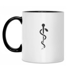 Кружка двухцветная