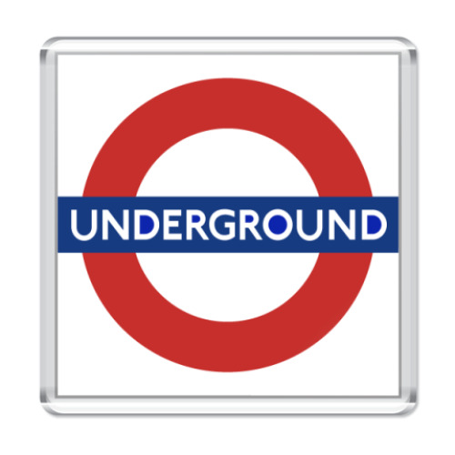 Магнит с принтом Underground