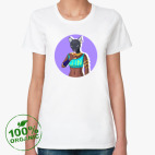 Женская футболка органик