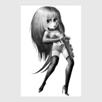 Девушка с саксофоном