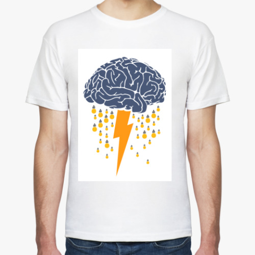 Футболка с принтом Мозговой штурм (Brainstorm)