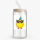 Банка с бамбуковой крышкой