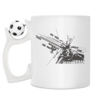 Кружка с футбольным мячиком