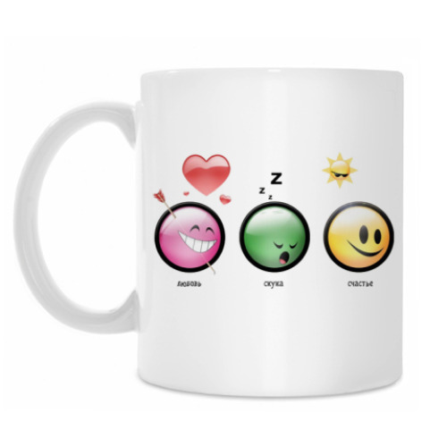Кружка с принтом Emotion