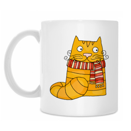 Кружка с принтом 2 кота