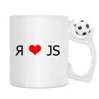 Кружка с футбольным мячиком