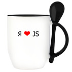 Кружка с ложкой