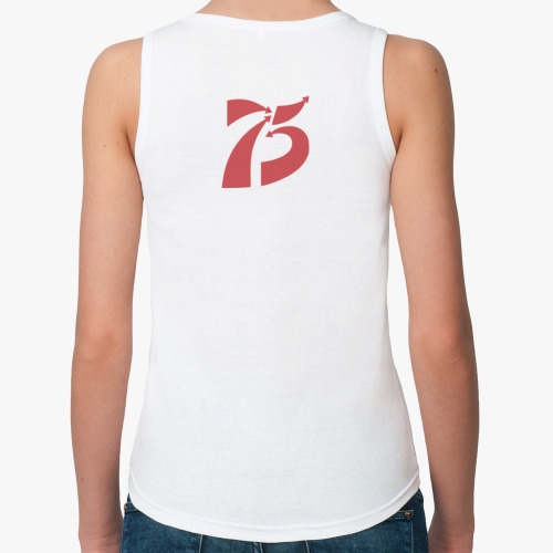 Женская майка с принтом С 9 мая!