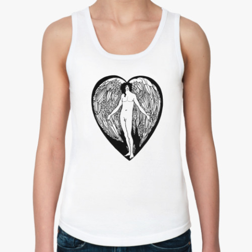 Женская майка с принтом  Angel Beardsley