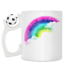 Кружка с футбольным мячиком