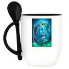 Кружка с ложкой