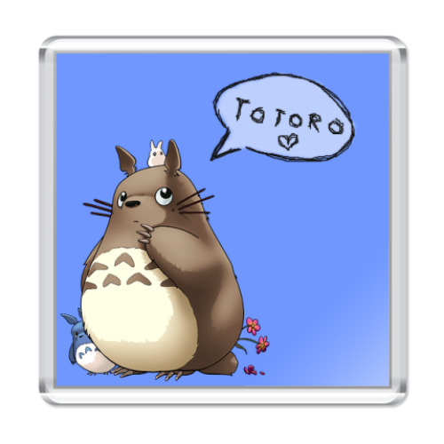 Магнит с принтом  Тоторо