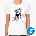 Женская спортивная футболка