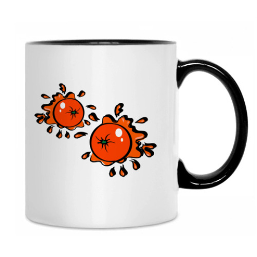 Кружка с принтом Томат