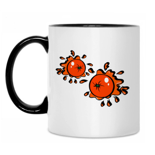 Кружка с принтом Томат