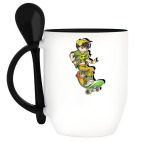 Кружка с ложкой