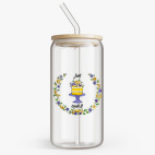 Банка с бамбуковой крышкой