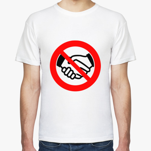 Футболка с принтом Коронавирус