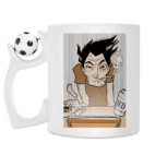 Кружка с футбольным мячиком