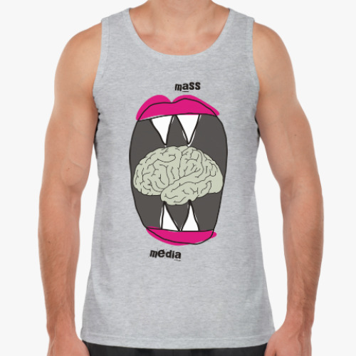 Майка с принтом Trap of mass media