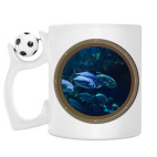 Кружка с футбольным мячиком