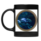 Кружка цветная UV-DTF