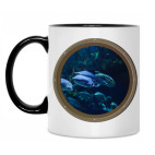 Кружка двухцветная