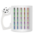 Кружка с футбольным мячиком