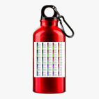 Металлическая бутылка 400 мл UV-DTF