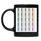 Кружка цветная UV-DTF