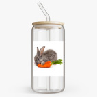 Банка с бамбуковой крышкой