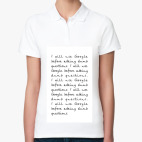 Женская рубашка поло