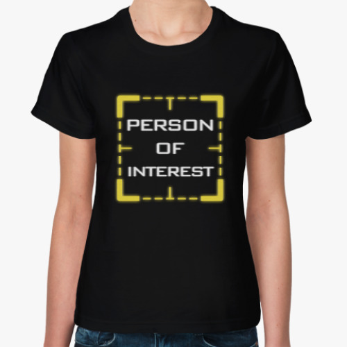 Женская футболка с принтом Person of Interest