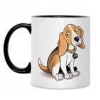 Кружка двухцветная