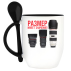 Кружка с ложкой