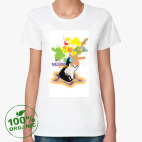 Женская футболка органик