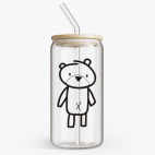 Банка с бамбуковой крышкой