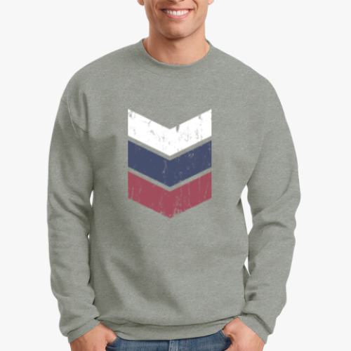 Свитшот с принтом Флаг России