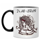 Кружка двухцветная