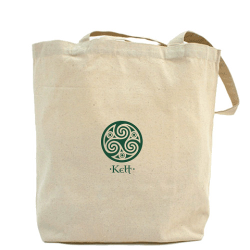 Сумка шоппер с принтом Triskel