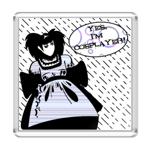 Магнит с принтом  для косплееров