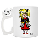 Кружка с футбольным мячиком