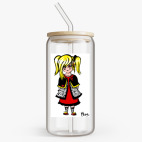 Банка с бамбуковой крышкой